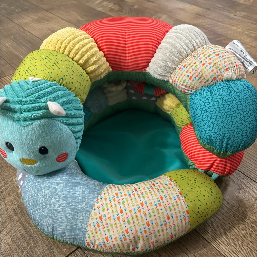 Infantino Multi-Color Plush Caterpillar Activity Seat